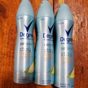 Degree Deodrant spray bundle